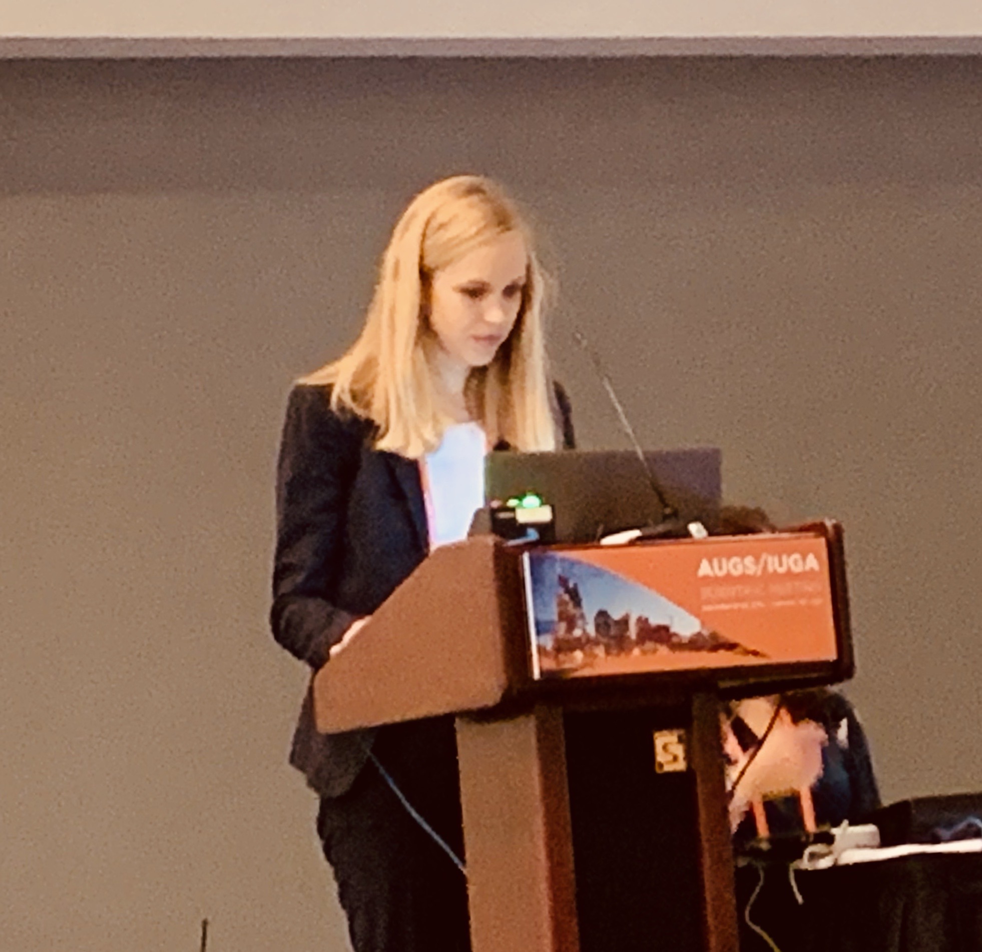 Dr. Mary Rieger presenting her fantastic work on deciphering the ...
